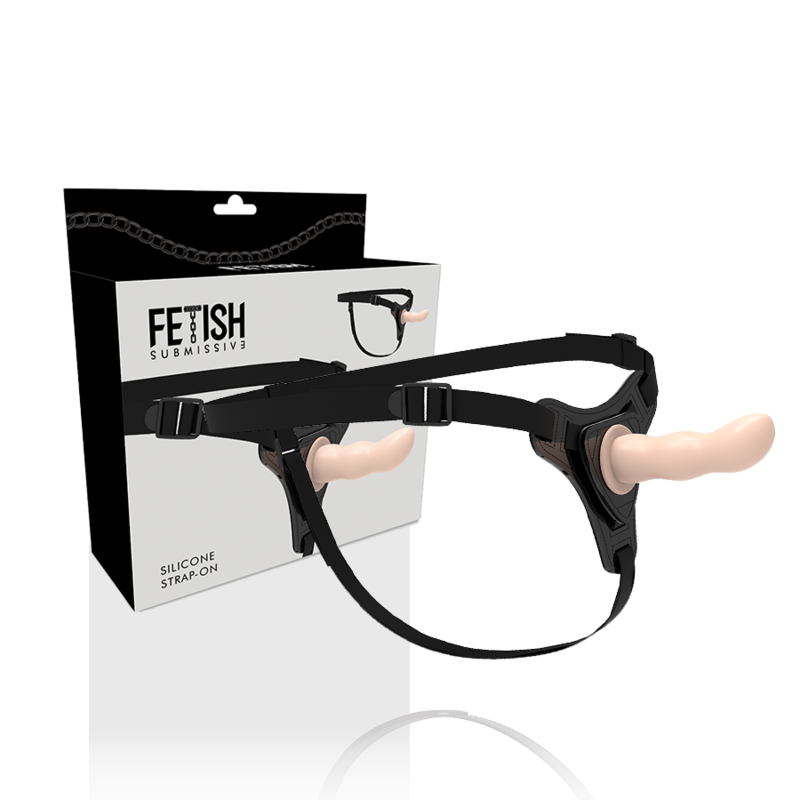 Пенис колан със силиконово дилдо, 12,5см – Silicone Strap-on Flesh