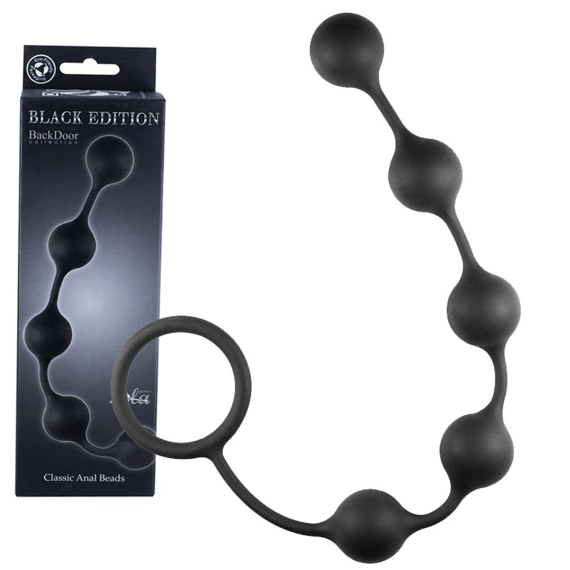 Анална броеница с пръстен за изтегляне, 23см. – Classic Anal Beads