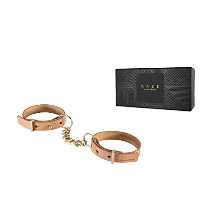 Дизайнерски гривни-белезници в кафяв цвят - MAZE Thincuffs Brown - на супер цена в Passion.bg — 2