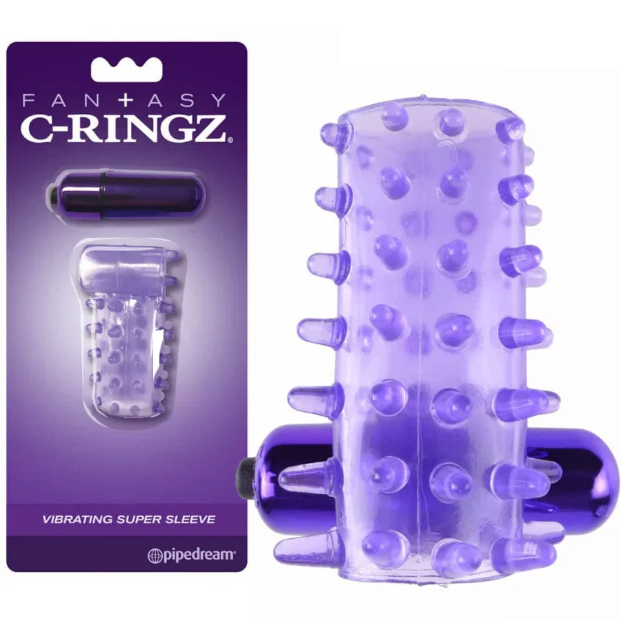 Вибриращ пенис ръкав с клитор стимулатор - Vibrating Cock Sleeve на супер цена в Passion.bg