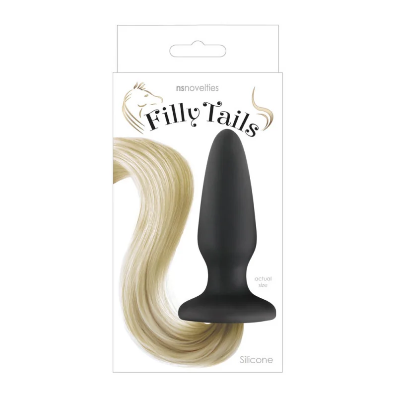 конска опашка в светло-кафяв цвят - Filly Tails Black Palomino - на супер цена в Passion.bg — 5