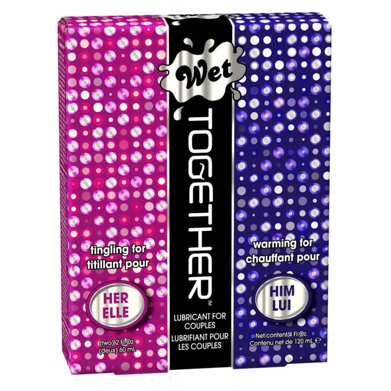 Лубрикант за двойки - WET Together 2x60ml - на супер цена в Passion.bg — 6