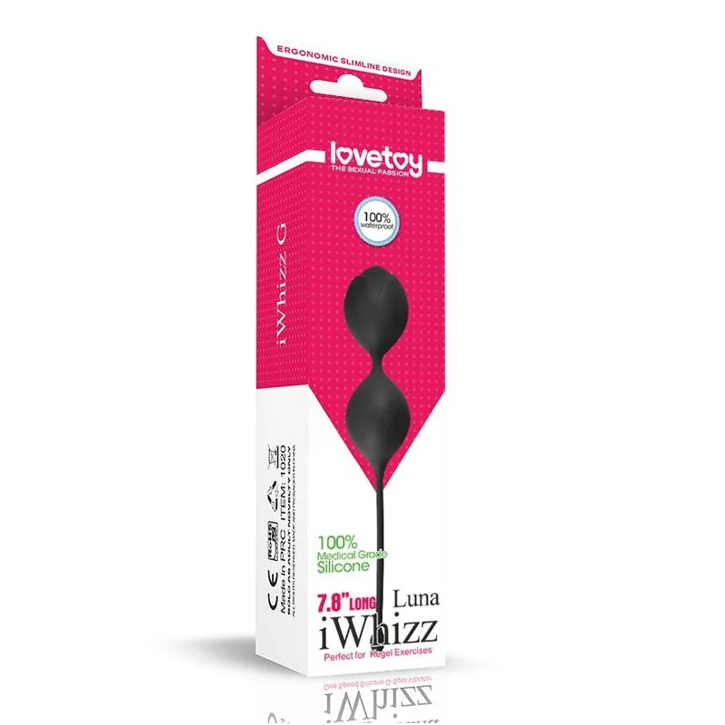 Кегел топчета от медицински силикон - Iwhizz Luna Black - на супер цена в Passion.bg — 5