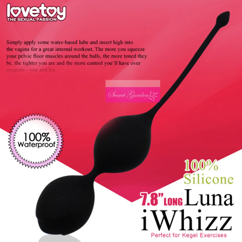 Кегел топчета от медицински силикон - Iwhizz Luna Black - на супер цена в Passion.bg — 6