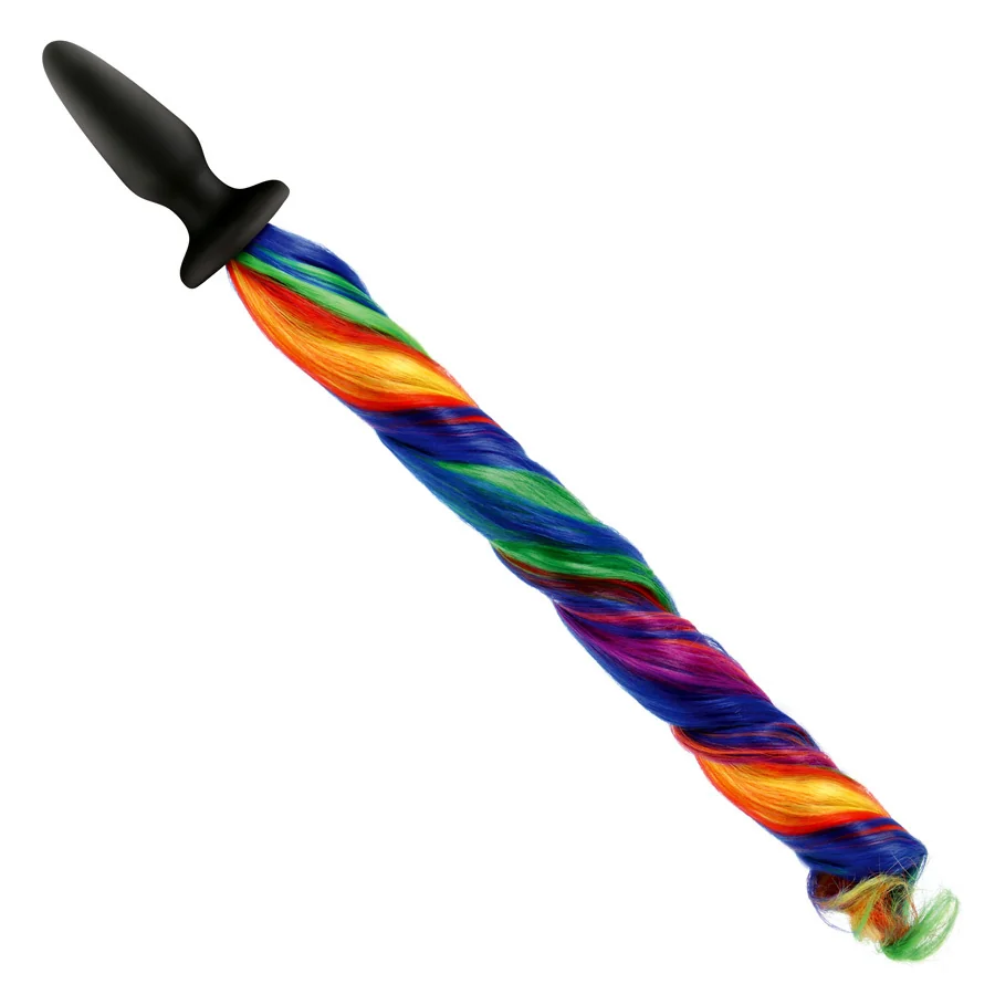 опашката на еднорога в цветовете на дъгата - Unicorn Tails - на супер цена в Passion.bg — 4