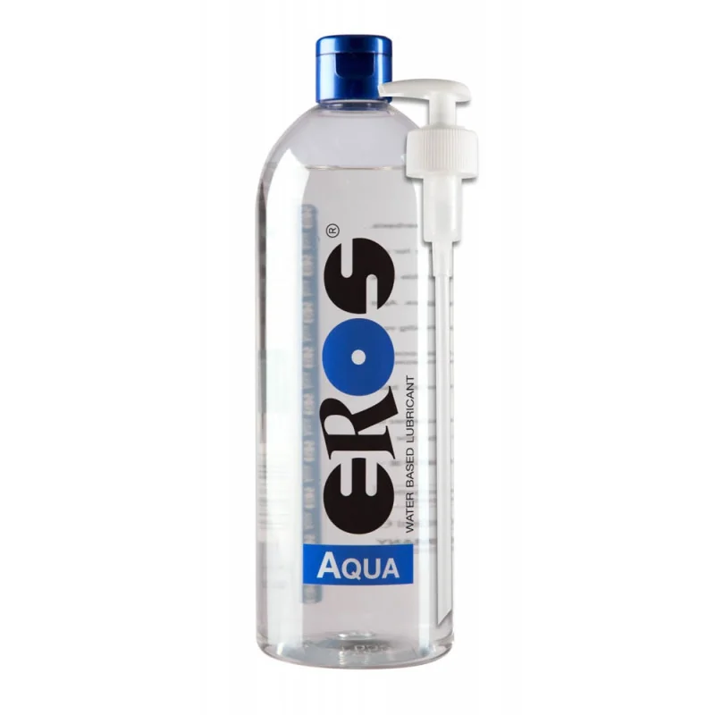 Лубрикант на водна основа с помпа - Aqua Flasche 1000ml на супер цена в Passion.bg