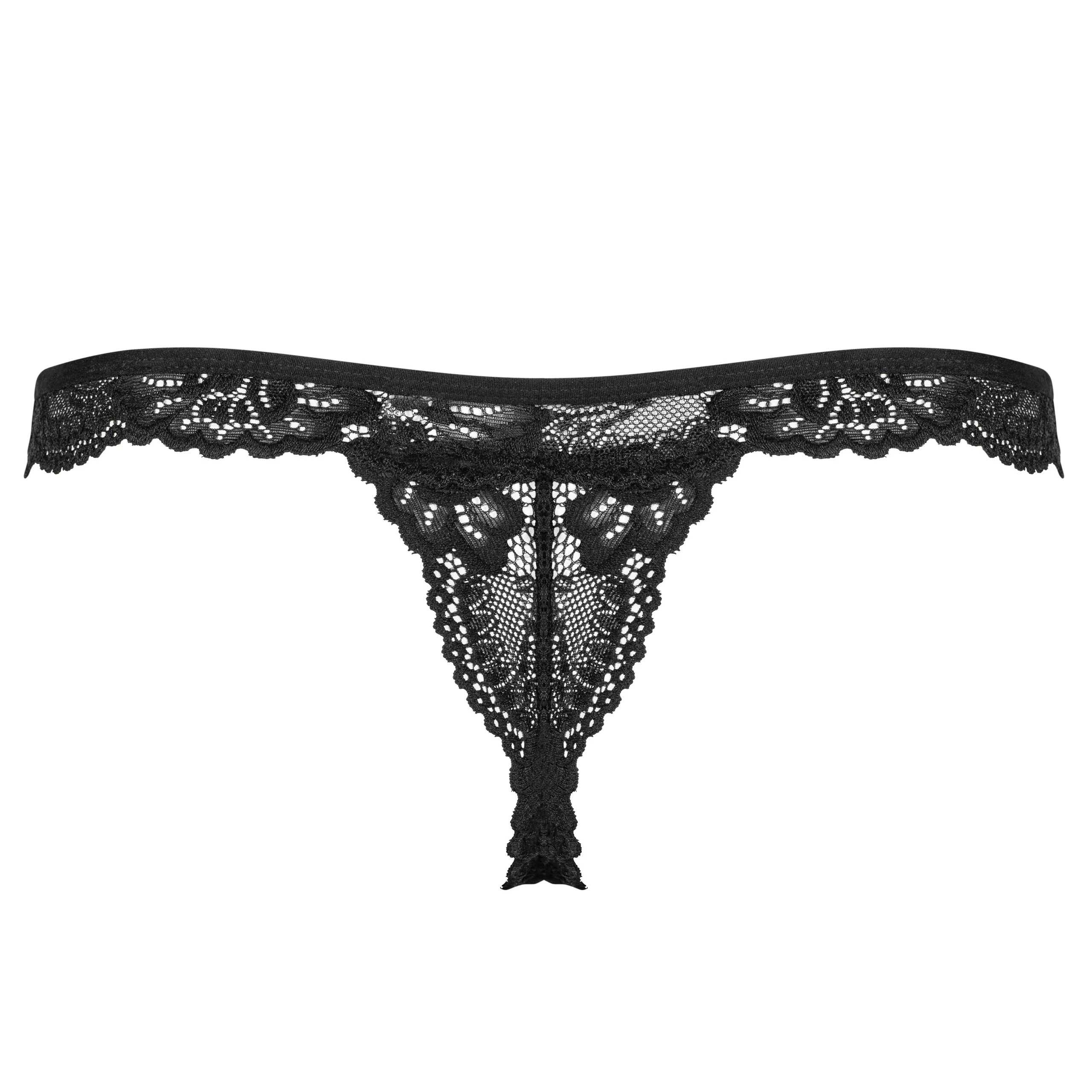 дантелени фантазии - 810-THO-1 thong black S/M - на супер цена в Passion.bg — 2
