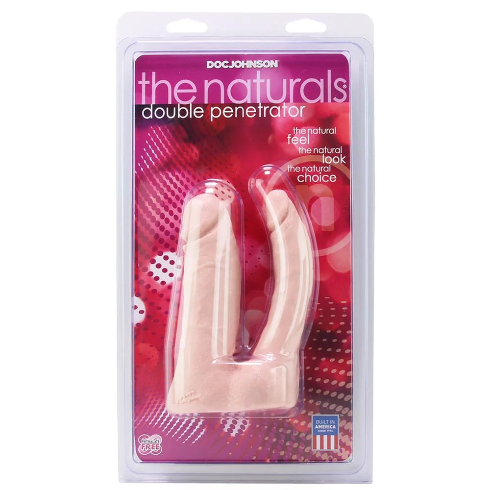 Дилдо за двойно проникване с ултра реалистичен вид - Natural Double Penetrator - на супер цена в Passion.bg — 7