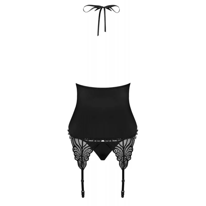 корсет и прашки в черен цвят - 828-COR-1 L/XL - на супер цена в Passion.bg — 3