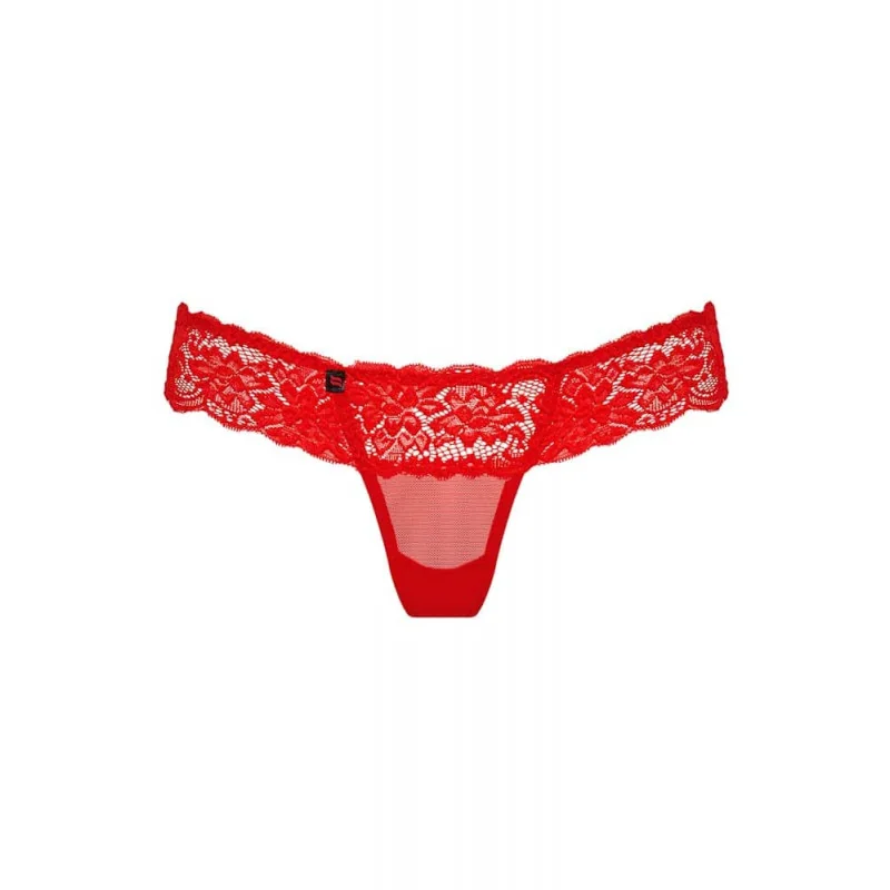 Секси бельо в горещо червен цвят – 863-THO-3 thong L/XL - на супер цена в Passion.bg — 7