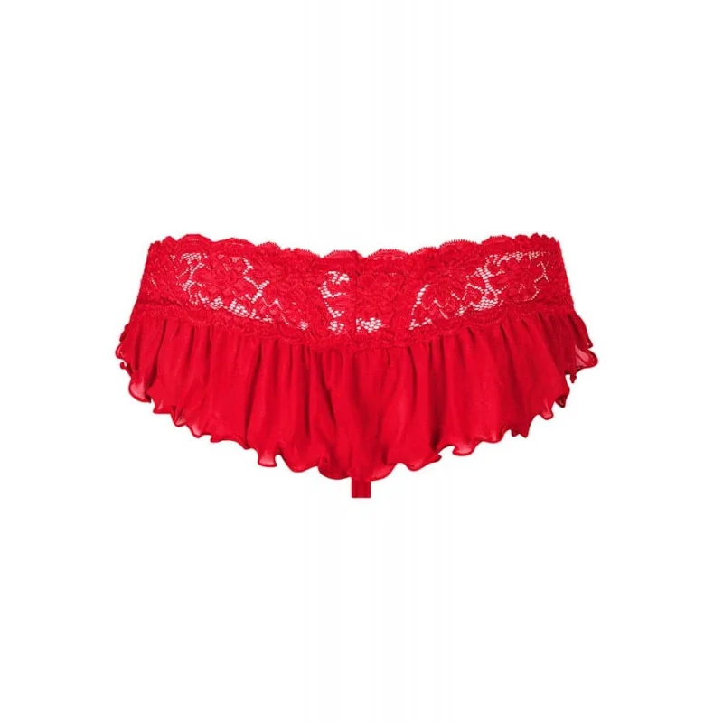 Секси бельо в горещо червен цвят – 863-THO-3 thong L/XL - на супер цена в Passion.bg — 8