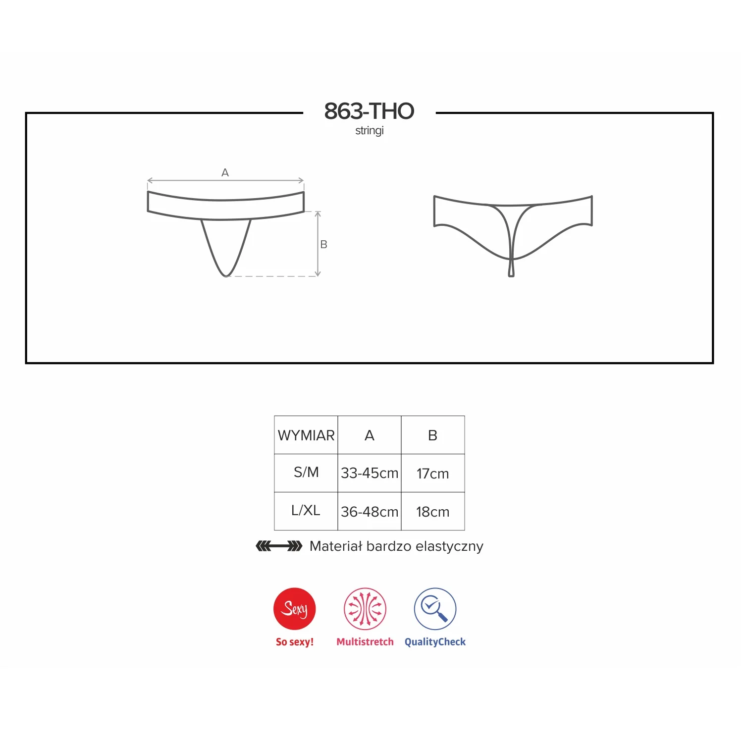 Секси бельо в горещо червен цвят – 863-THO-3 thong L/XL - на супер цена в Passion.bg — 10