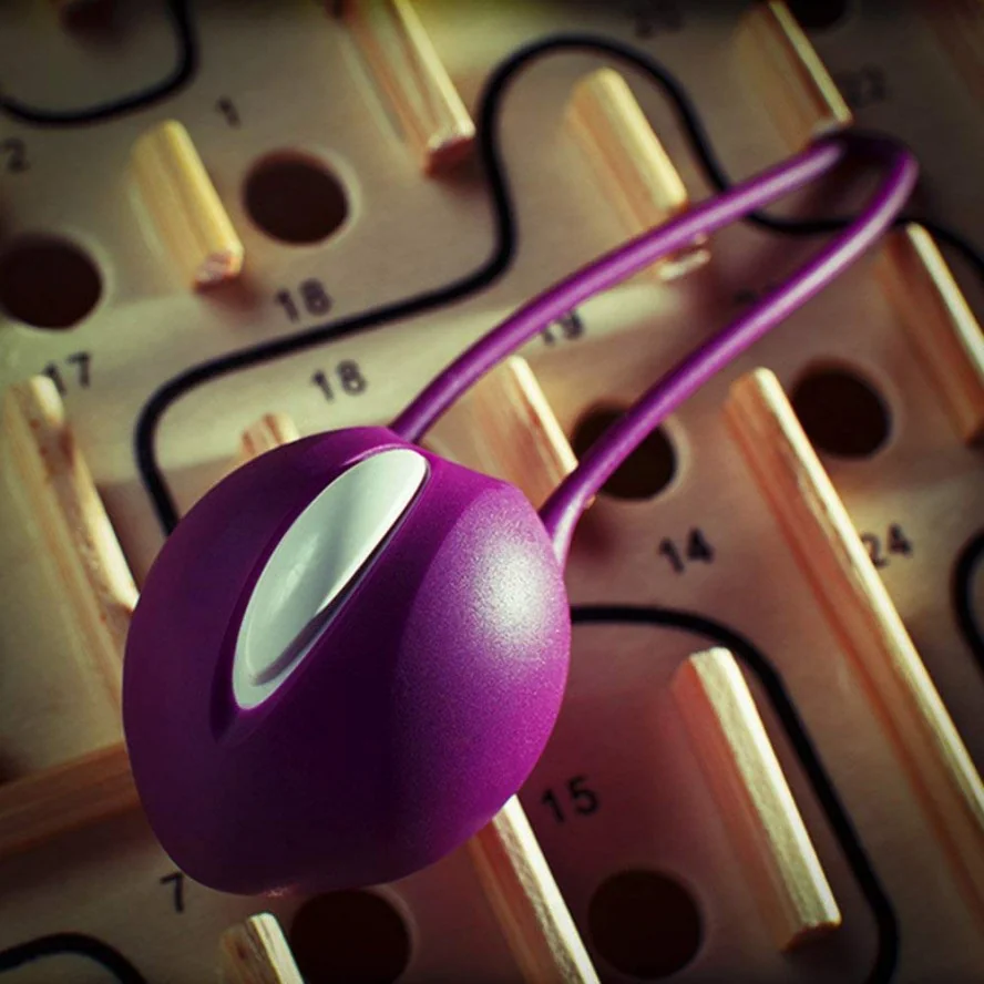 Вагинално топче с вътрешни тежести - Smartball Uno Purple - на супер цена в Passion.bg — 12