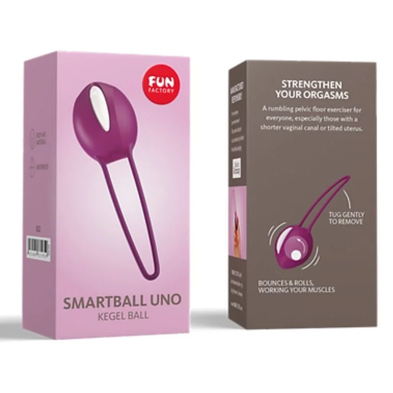 Вагинално топче с вътрешни тежести - Smartball Uno Purple - на супер цена в Passion.bg — 6