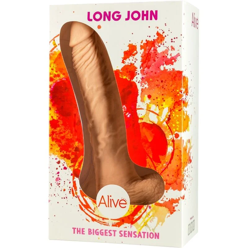 ALIVE - LONG JOHN REALISTIC PENIS 21.8 CM — 2