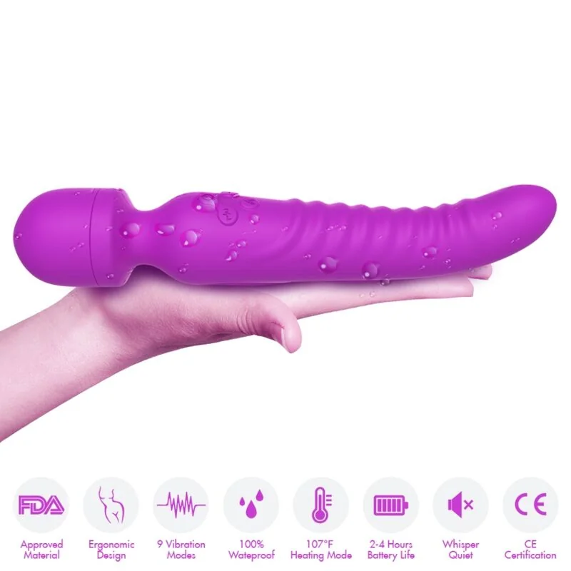 ARMONY - MISSION MASSAGER & VIBRATOR HEAT EFFECT PURPLE — 3