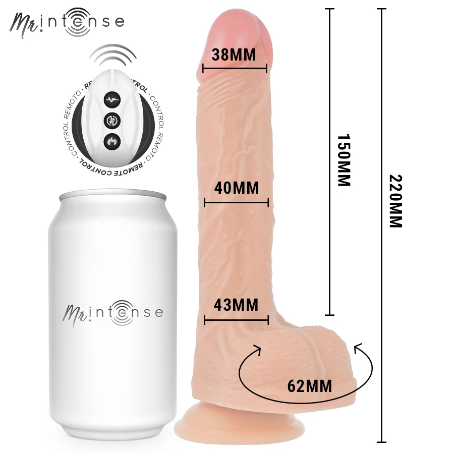 MR INTENSE - BROSNAN REALISTIC PENIS REMOTE CONTROL 22 CM -O- 4 CM — 4
