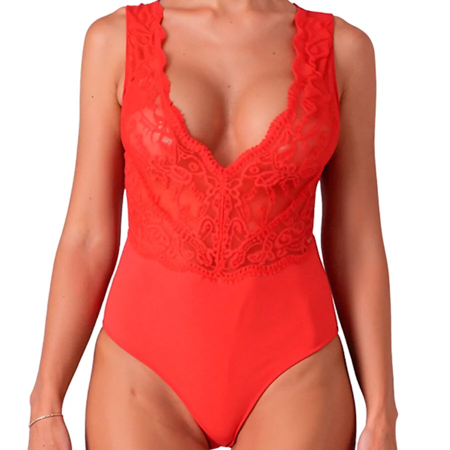 PASSION - EVALIE BODY RED L/XL — 2