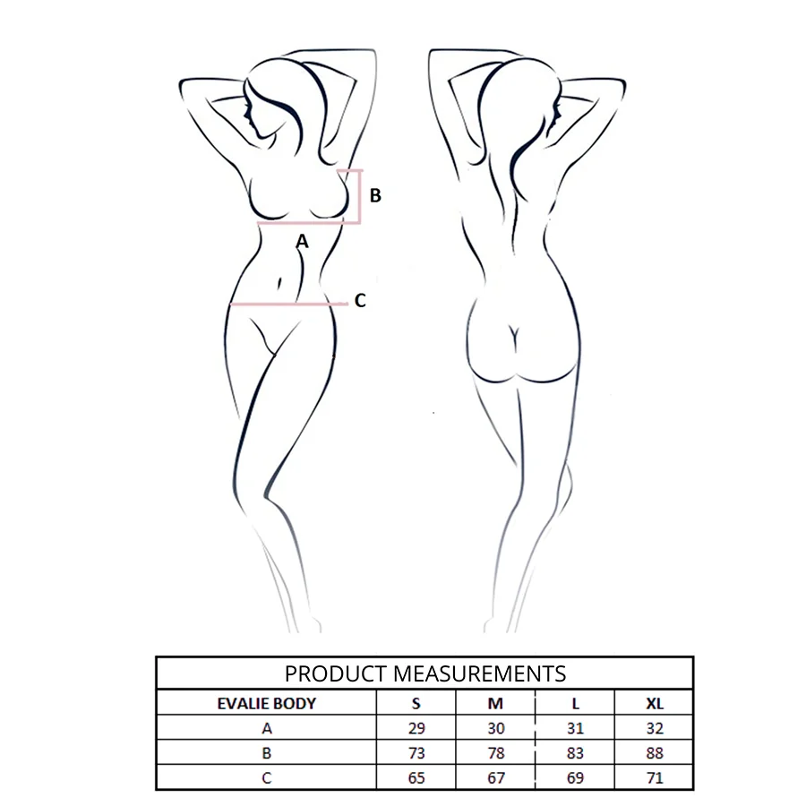 PASSION - EVALIE BODY RED L/XL — 4