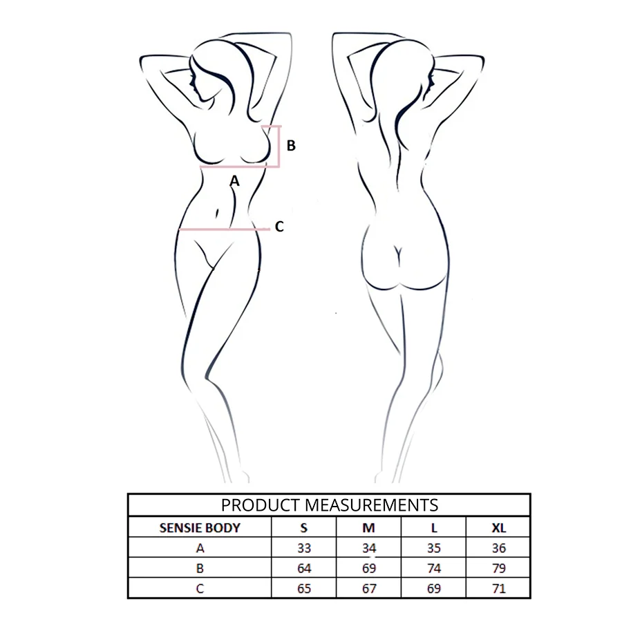 PASSION - SENSIE BODY NAVY BLUE L/XL — 4