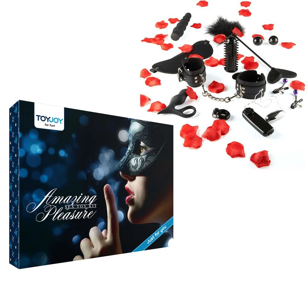 Еротичен комплект, вибратор и аксесоари за двойки - Amazing Pleasure Kit - Image 2