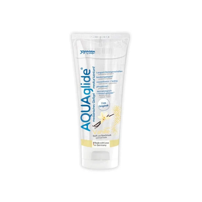 Лубрикант с вкус на ванилия - AQUAglide 100ml на супер цена в Passion.bg