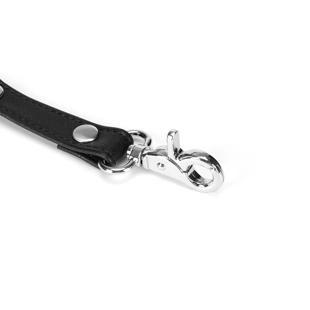 Ограничаващ аксесоар за маншети - Organosilicon Hogtie Black Silver - на супер цена в Passion.bg — 4