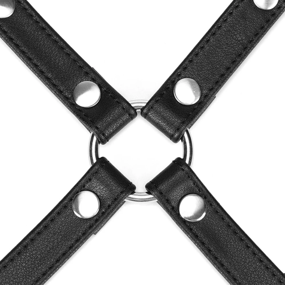 Ограничаващ аксесоар за маншети - Organosilicon Hogtie Black Silver - на супер цена в Passion.bg — 5