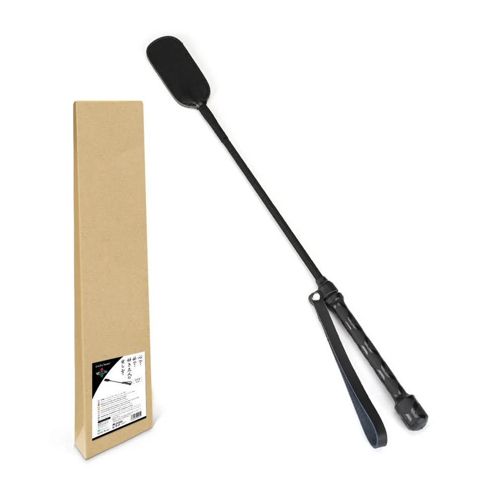 Бич с удобна ръкохватка и примка за китката - Black Bond Riding Crop на супер цена в Passion.bg