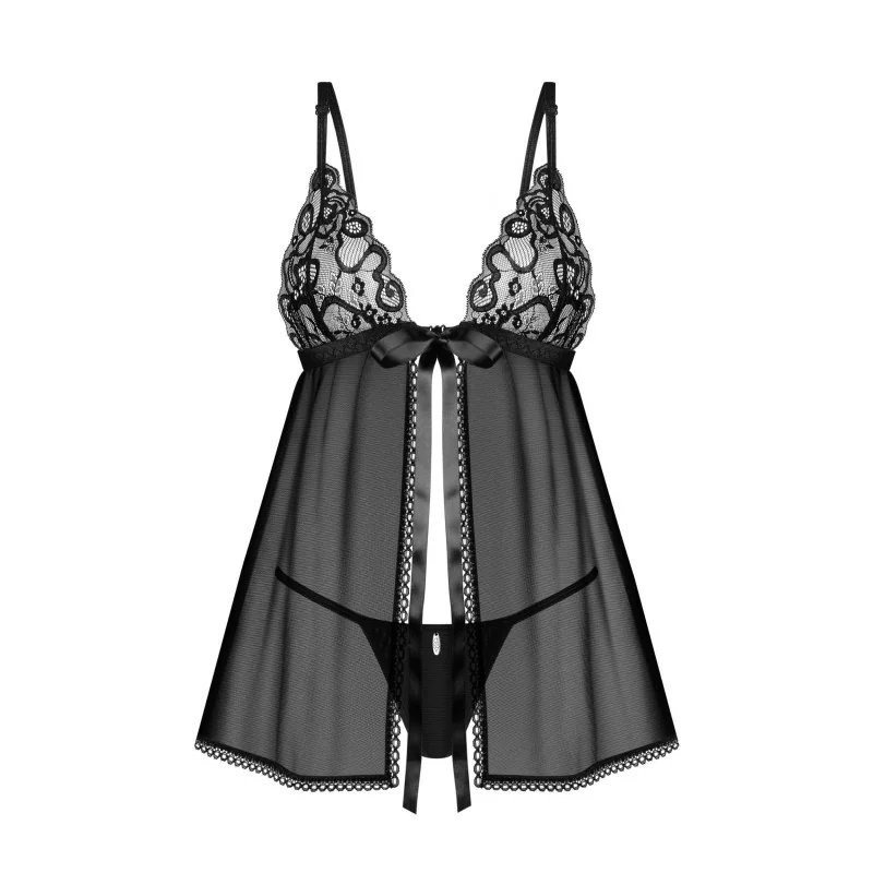 дантелена нощница и прашки - Blomentis Babydoll M/L - на супер цена в Passion.bg — 2