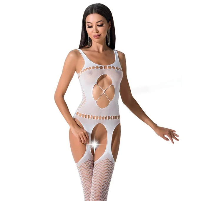 Целокупно боди за горещи нощи - BS057 White S/M/L на супер цена в Passion.bg
