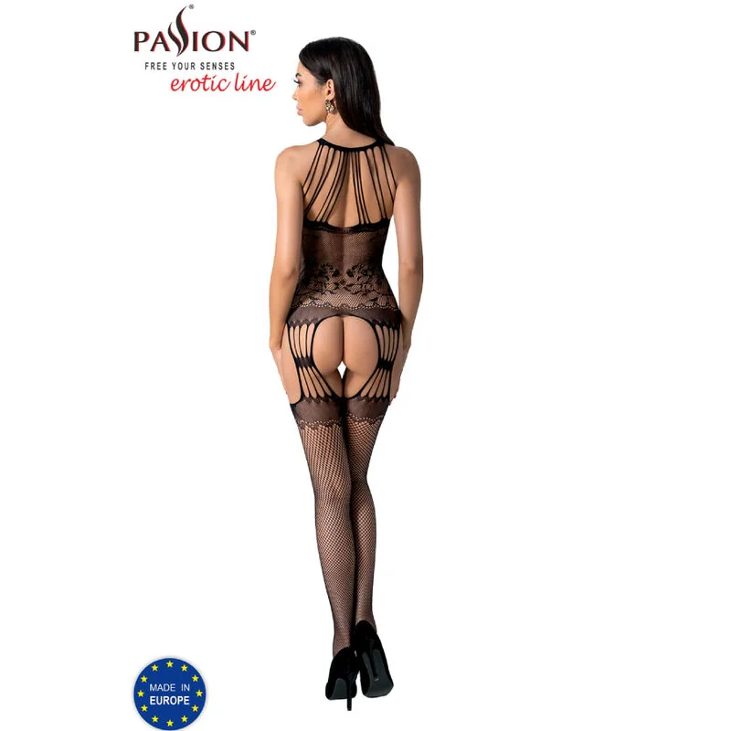 Целокупно боди със секси презрамки - BS095 Black S/M/L - на супер цена в Passion.bg — 4