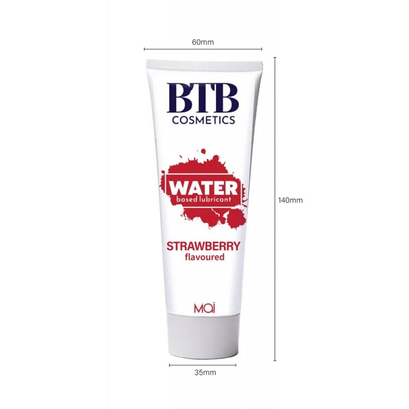 аромат на ягоди - BTB Lubricant 100ml - на супер цена в Passion.bg — 2