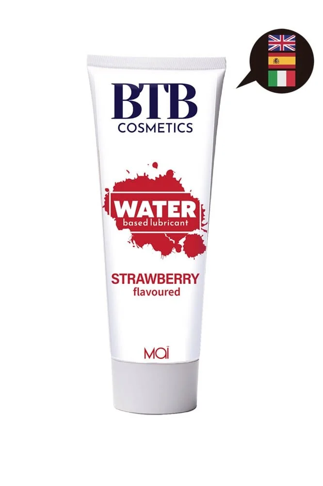 аромат на ягоди - BTB Lubricant 100ml - на супер цена в Passion.bg — 3