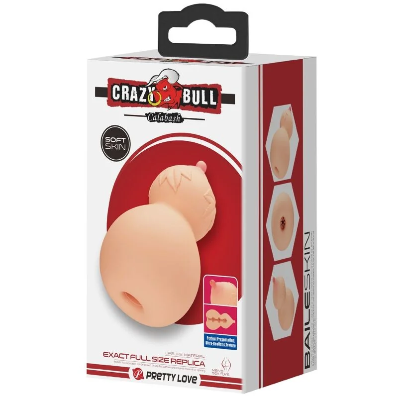 Мастурбатор във формата на женска гърда - Crazy Bull Calabash - на супер цена в Passion.bg — 11