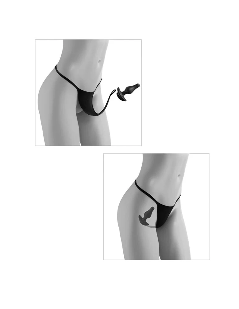 Дамски гащички с анален разширител - Crotchless Love Garter S/M/L - на супер цена в Passion.bg — 11