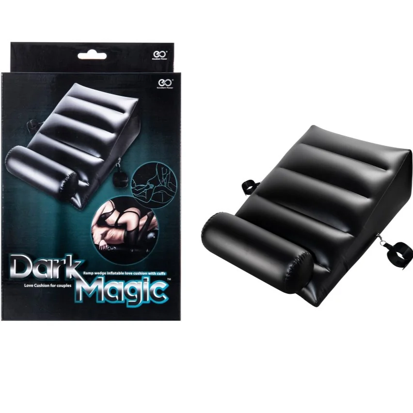 Надуваема секс възглавница с маншети - Dark Magic Love Cushion 3 - на супер цена в Passion.bg — 2