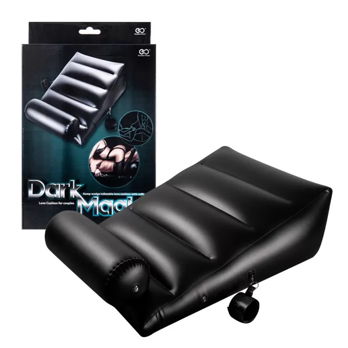 Надуваема секс възглавница с маншети - Dark Magic Love Cushion 3 на супер цена в Passion.bg