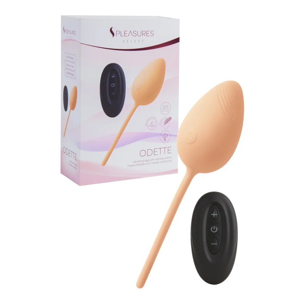 Вибриращо яйце с дистанционно управление - Egg Odette Peach на супер цена в Passion.bg