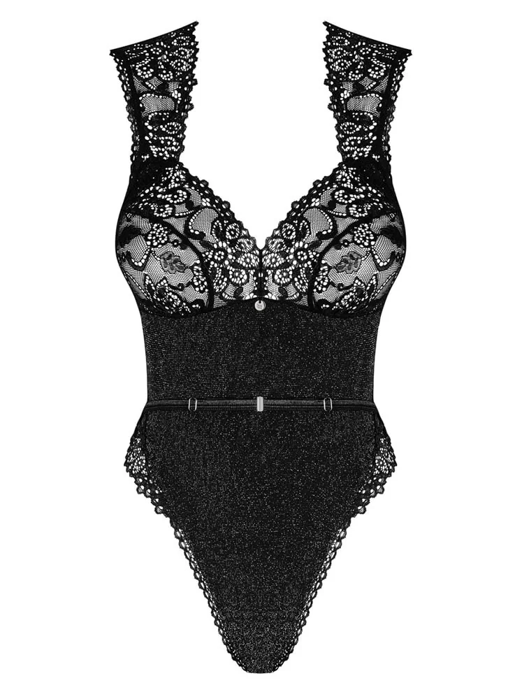 блясък и дантела - Elisetta Teddy L/XL - на супер цена в Passion.bg — 5