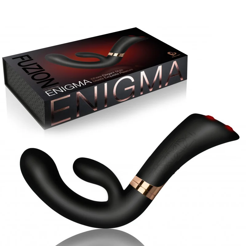 Вибратор с клиторален стимулатор и 10 вибро режима - Fuzion Enigma на супер цена в Passion.bg