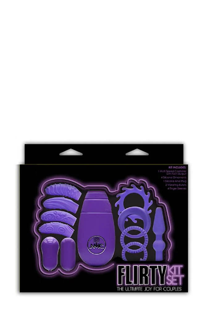 FLIRTY KIT SET PURPLE - на супер цена в Passion.bg — 2