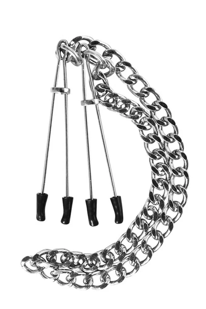 Пинсети за зърна с метална верижка - Nipple Tweezers - на супер цена в Passion.bg — 5