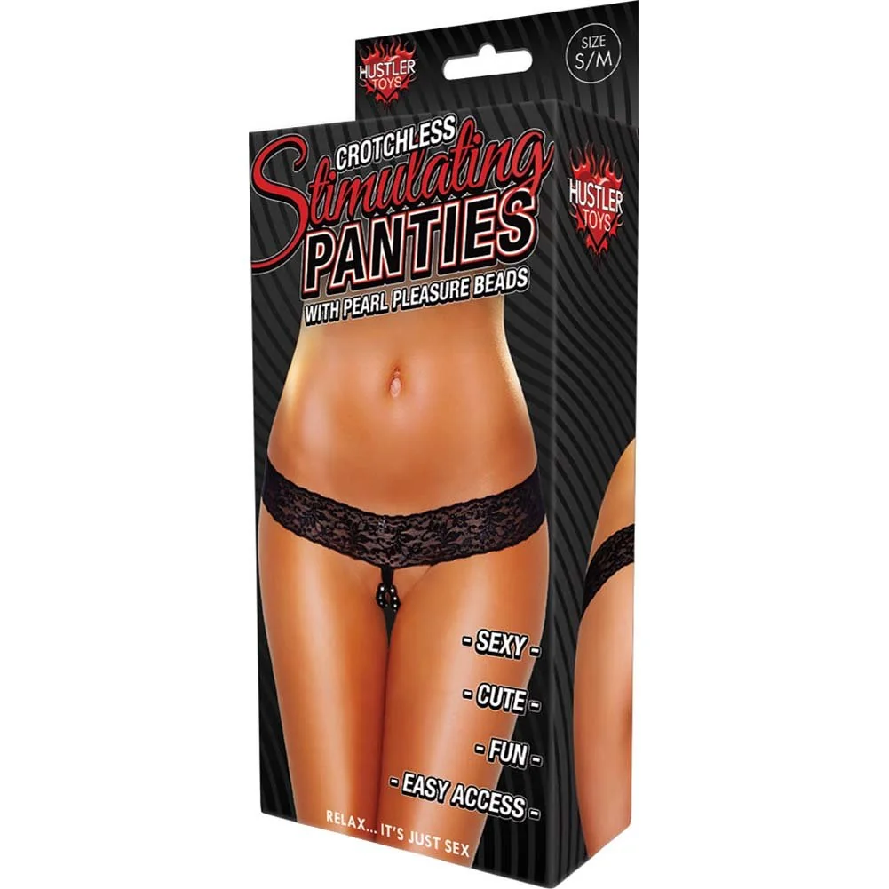черни - HUSTLER Stimulating Panties S/M - на супер цена в Passion.bg — 2