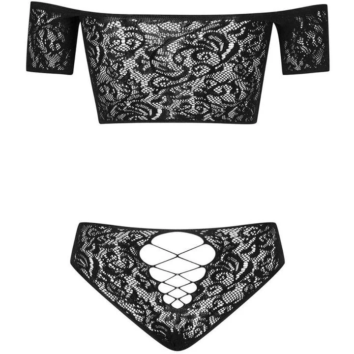 топ и бикини в черен цвят - Inessita S/M/L - на супер цена в Passion.bg — 4
