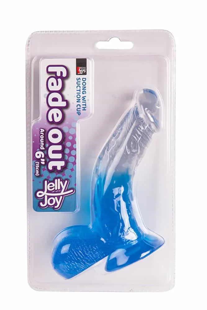 JELLY JOY FADE OUT DONG 6INCH BLUE на супер цена в Passion.bg