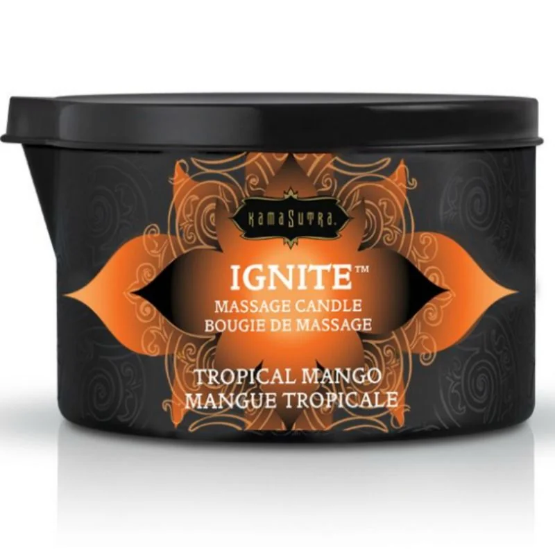 тропическо манго - Kamasutra Massage Candle 170ml на супер цена в Passion.bg
