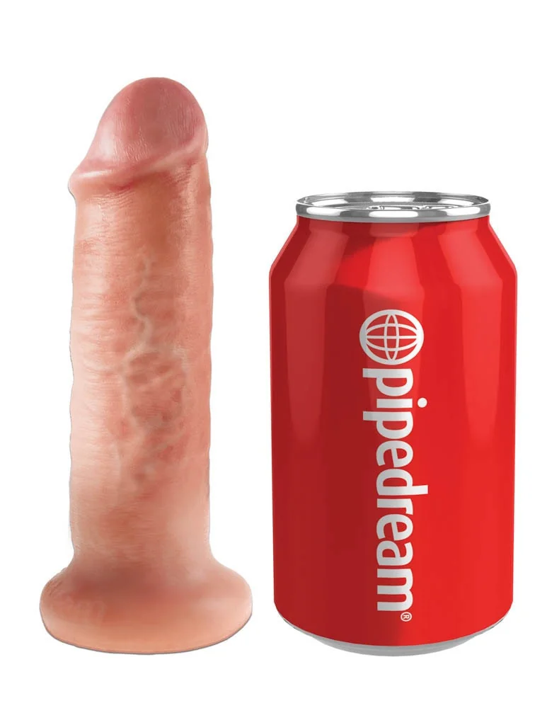 King Cock Vibrating Mini Sex Ball with 6" Dildo Flesh на супер цена в Passion.bg