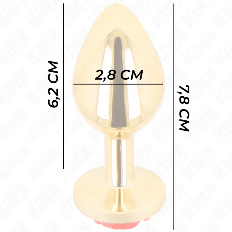 8см. - Kink Plug Rose Gold на супер цена в Passion.bg