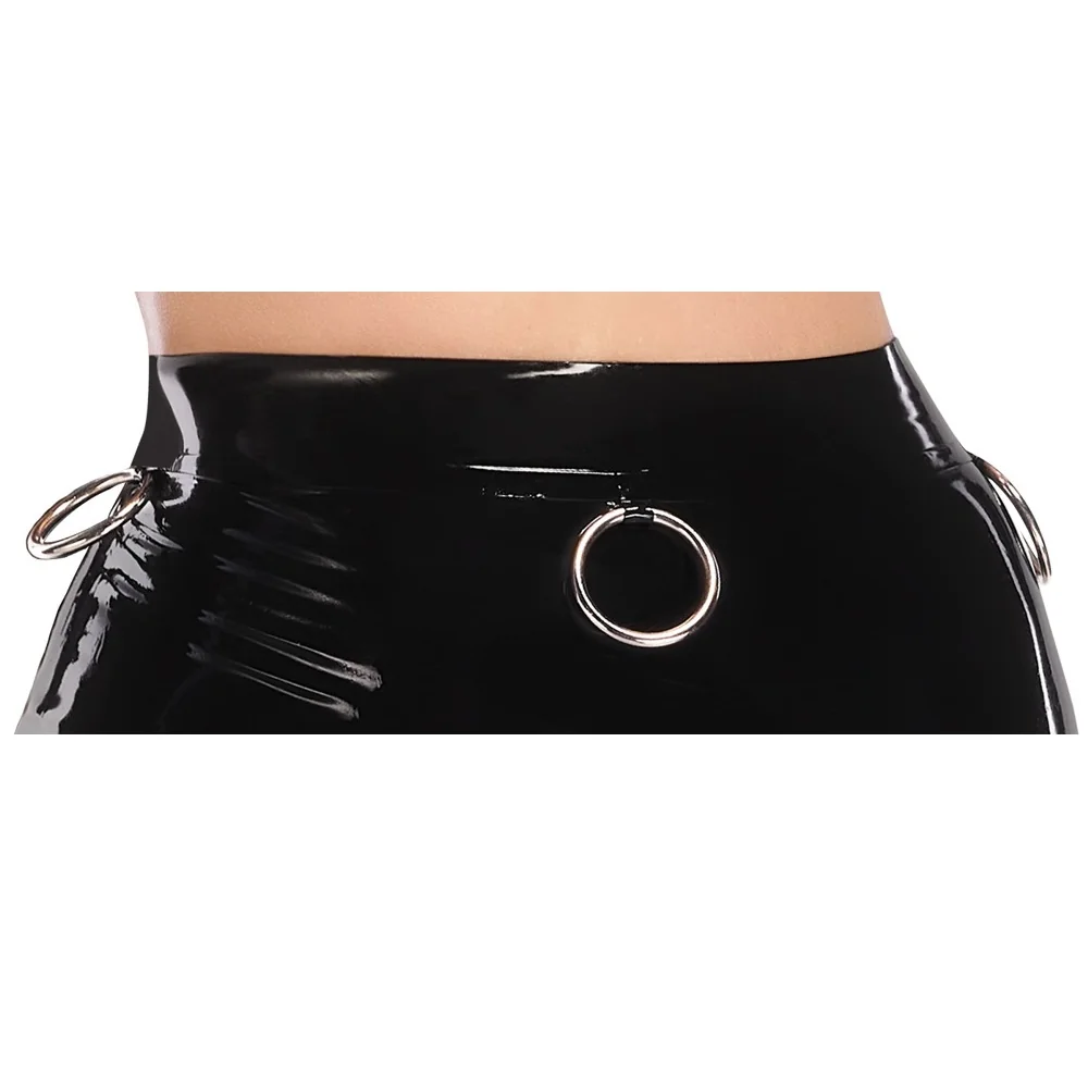 размер L - LateX Skirt Black - на супер цена в Passion.bg — 3